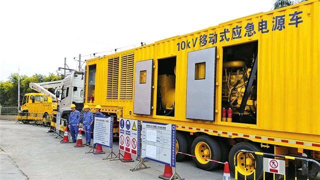 今天300kw發電機出（chū）租，為豐台小（xiǎo）區電力改造供（gòng）電